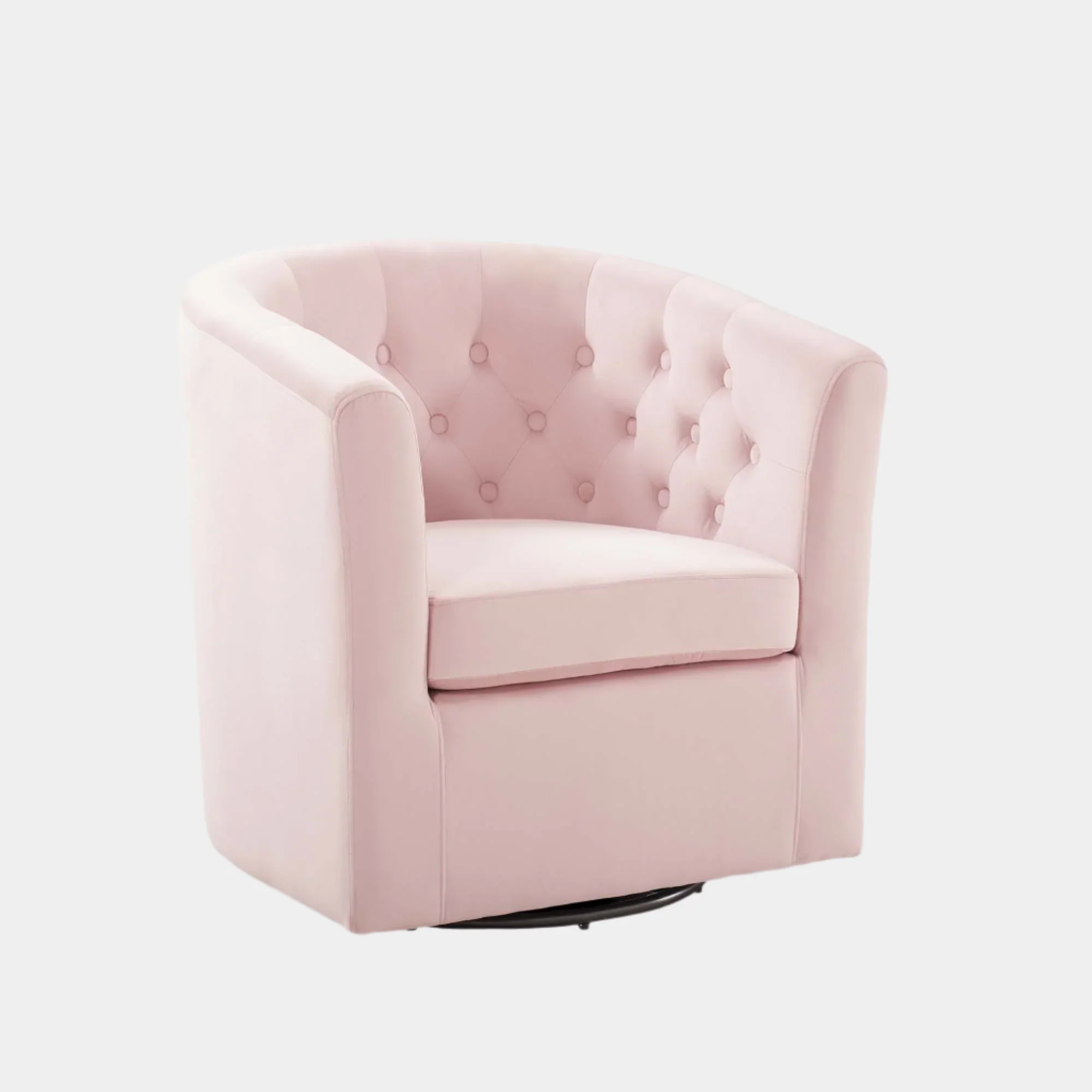 Prospect Tufted Performance Velvet Swivel Armchair - Image 9
