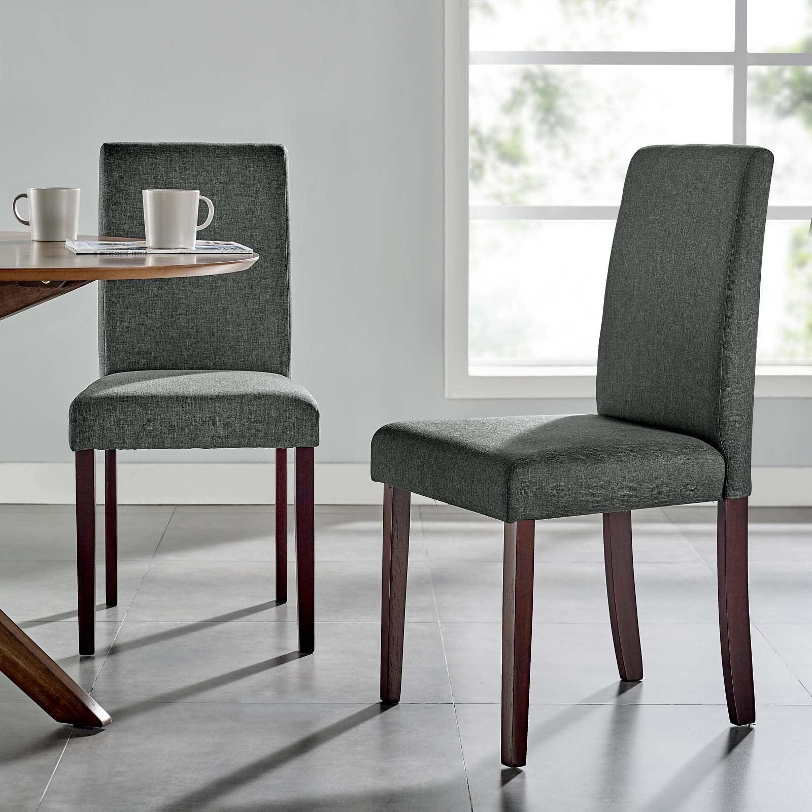 Prosper Upholstered Fabric Dining Side Chair Set of 2 - Image 2