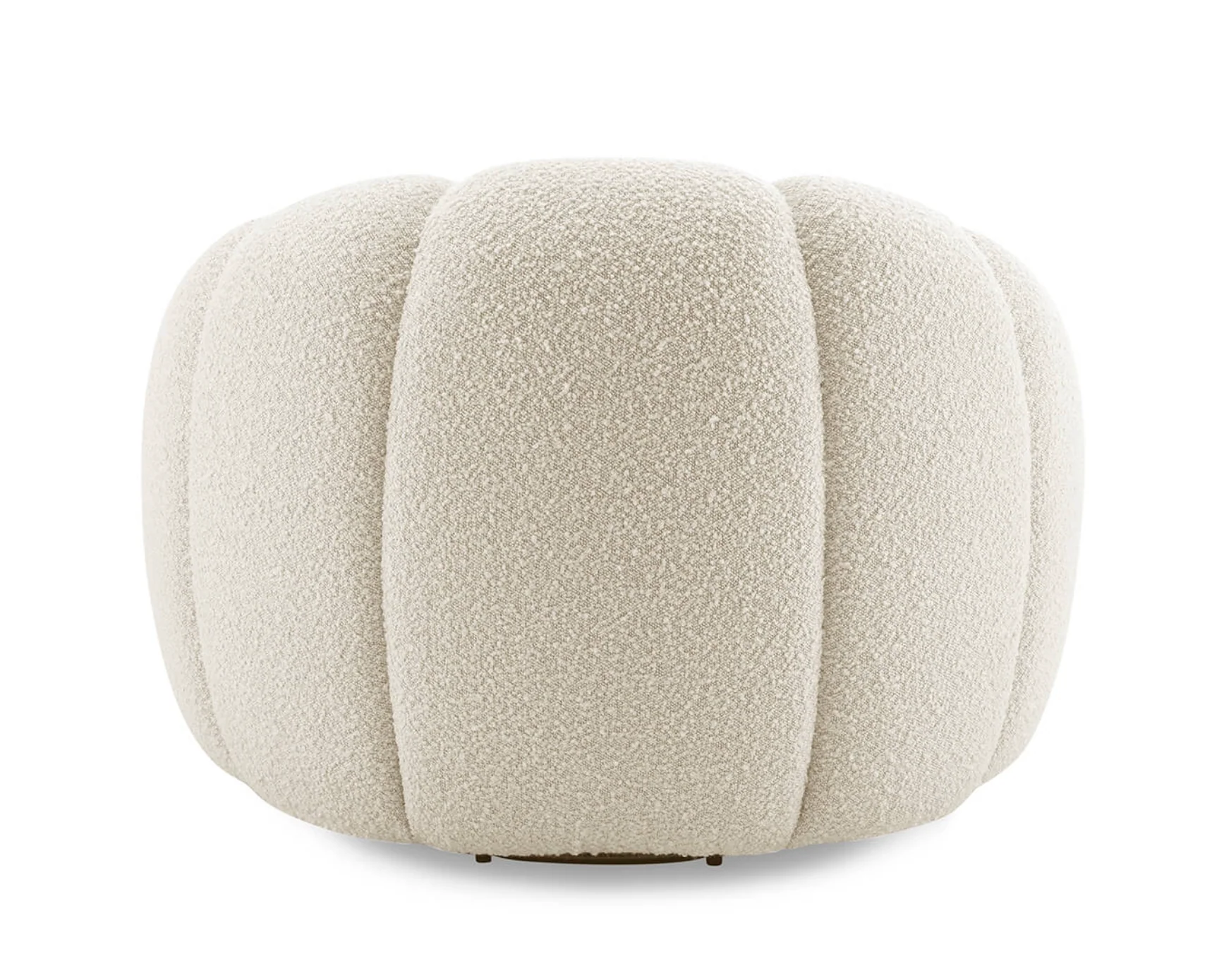Pumpkin Lounge Boucle Chair - Image 4