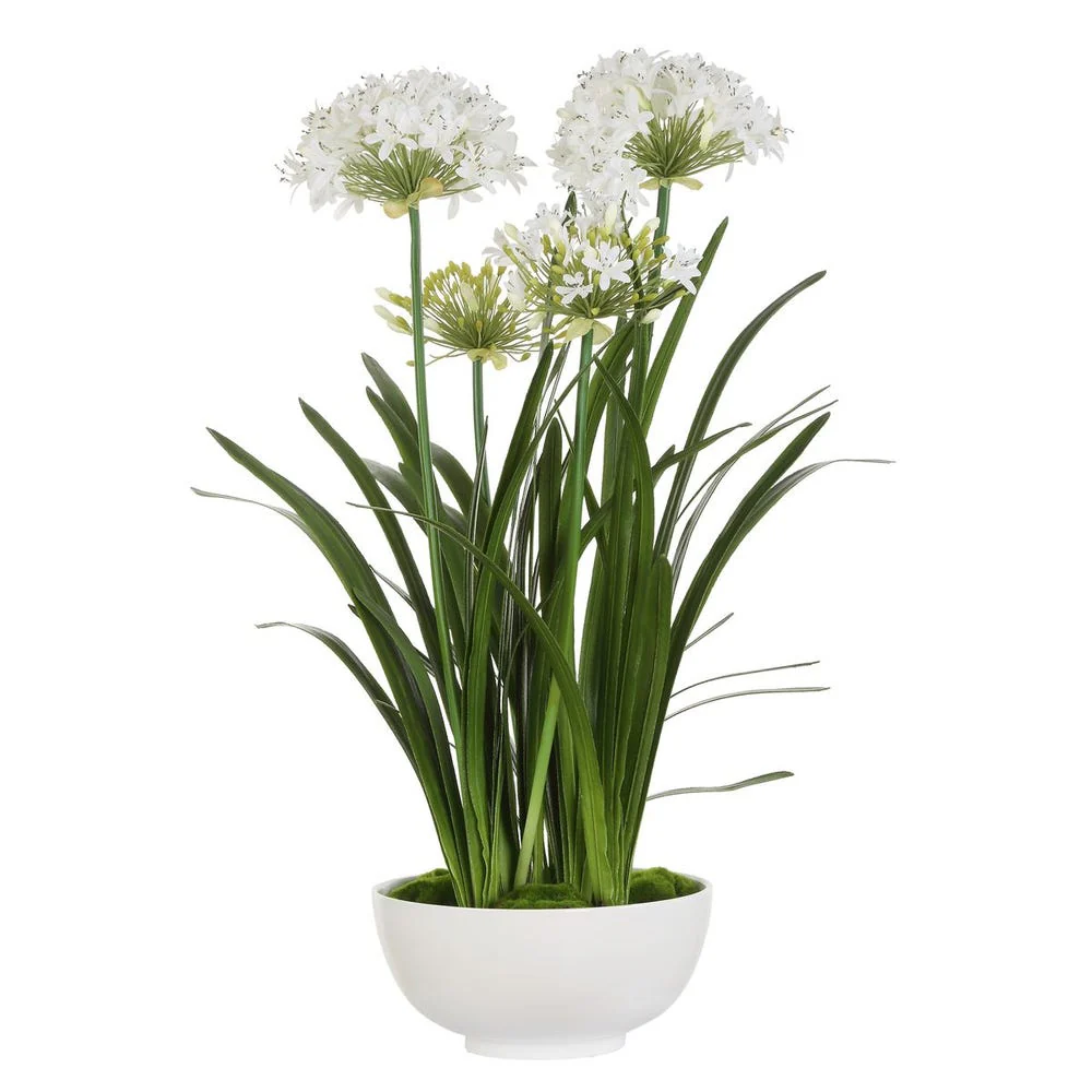 Purity Agapanthus Centerpiece - Image 4
