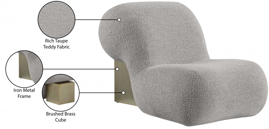 Quadra Boucle Fabric Upholstered Accent Chair - Image 18