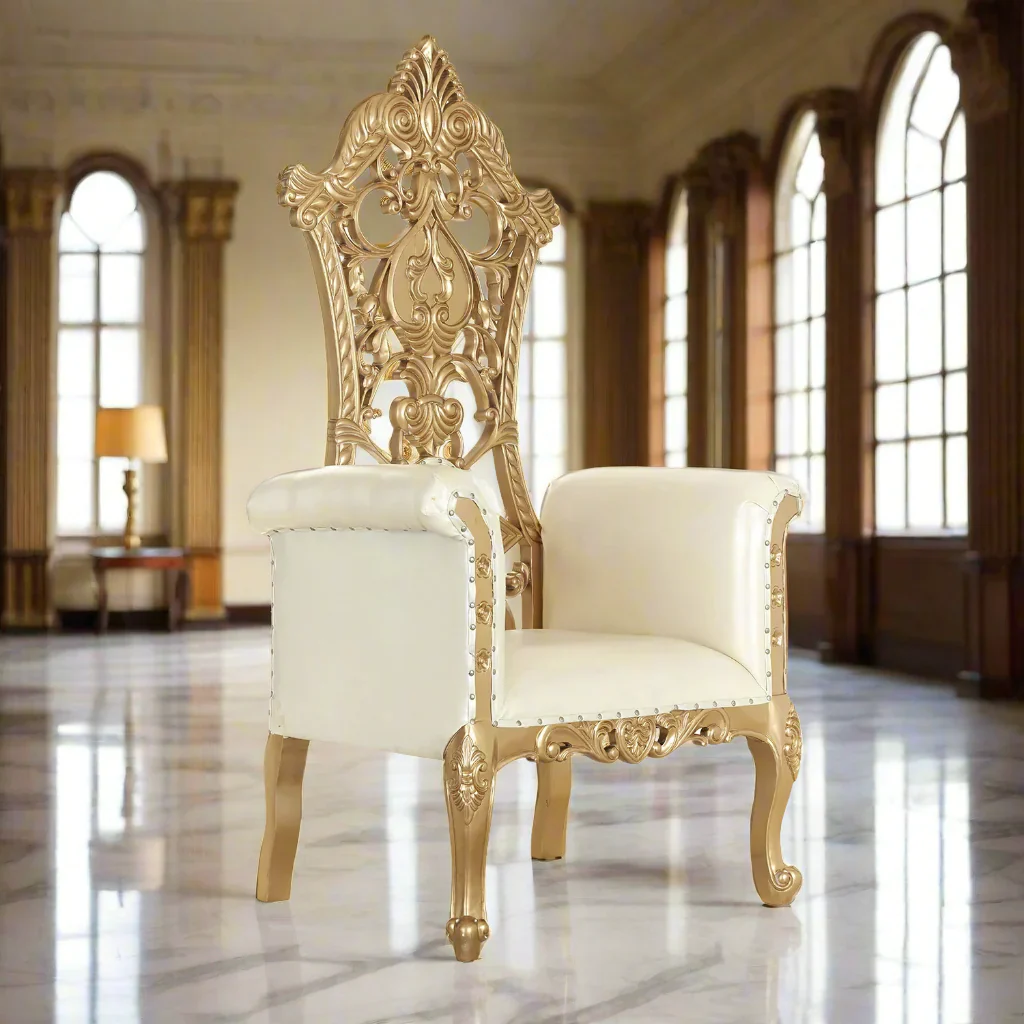 Queen Amina Royal Throne Chair - Image 2