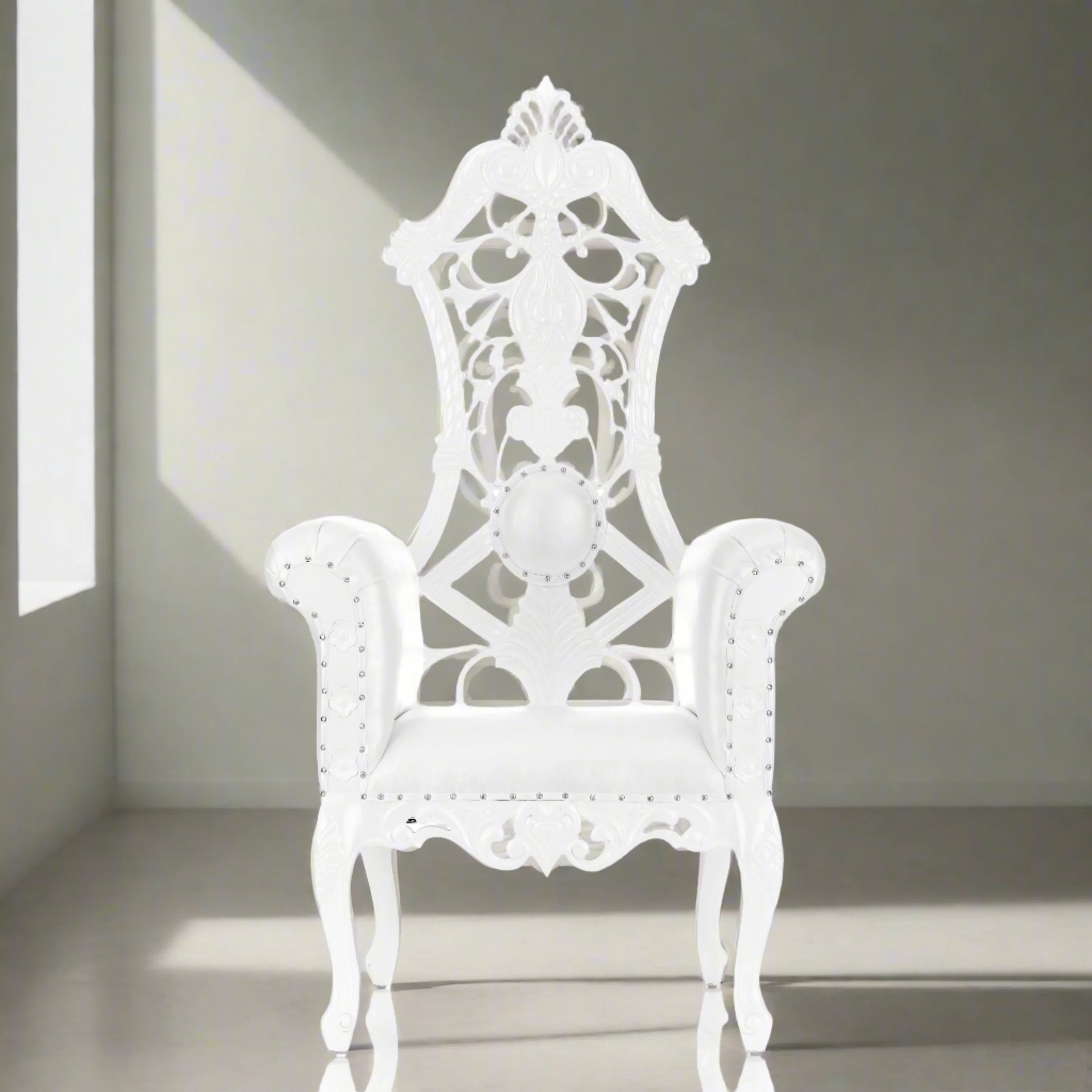 Queen Amina Royal Throne Chair - Image 5