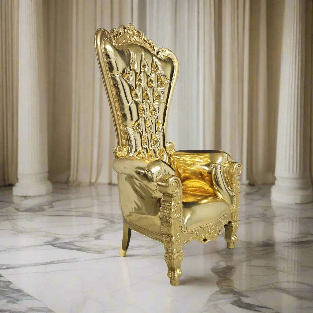 Queen Tiffany Throne Chair - Vinyl - Image 48