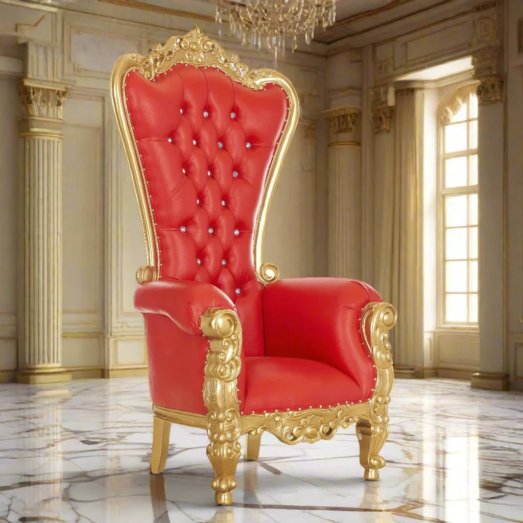 Queen Tiffany Throne Chair - Vinyl - Image 65
