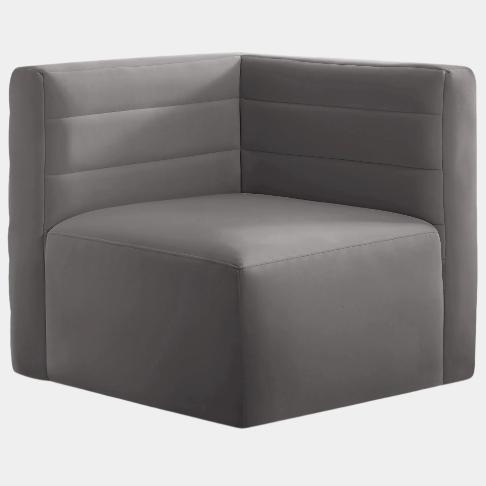 Quincy Velvet Upholstered Comfort Corner Modular Chair - Image 15
