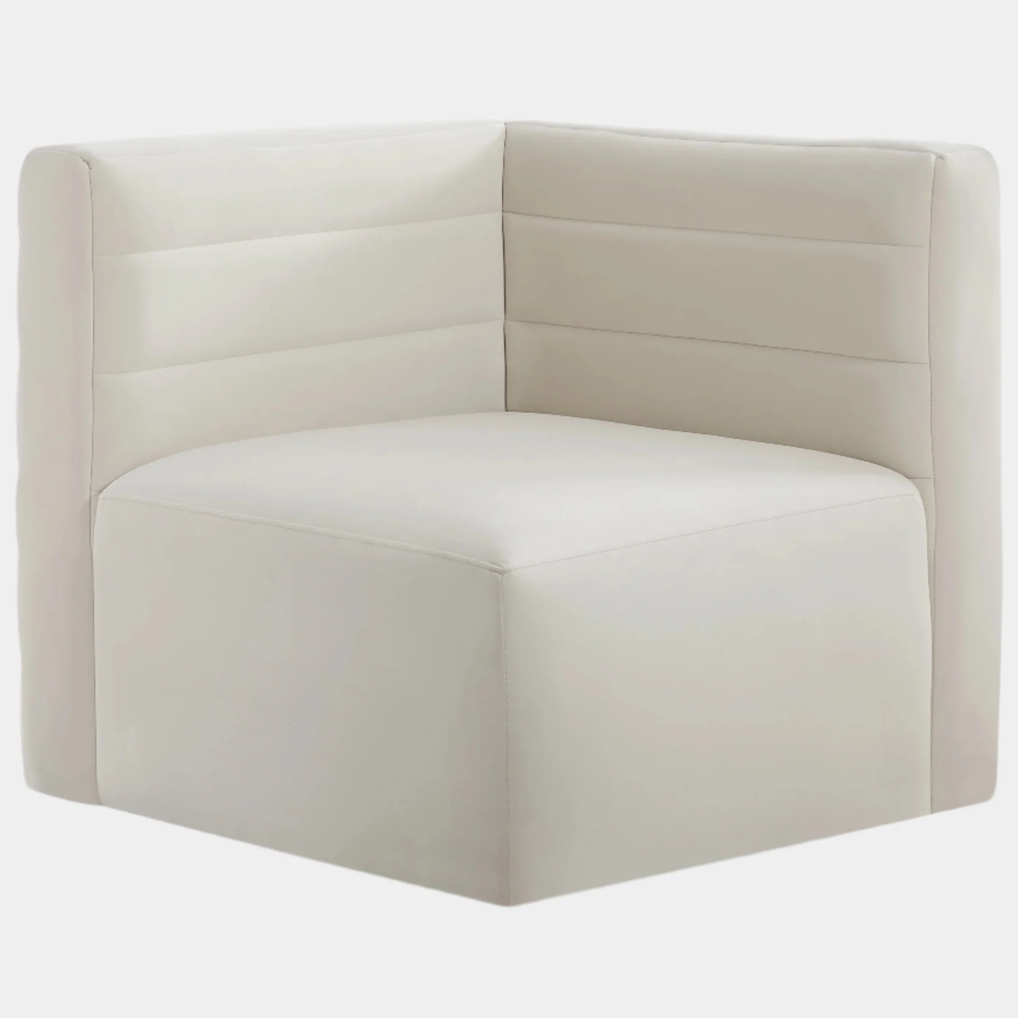 Quincy Velvet Upholstered Comfort Corner Modular Chair - Image 29