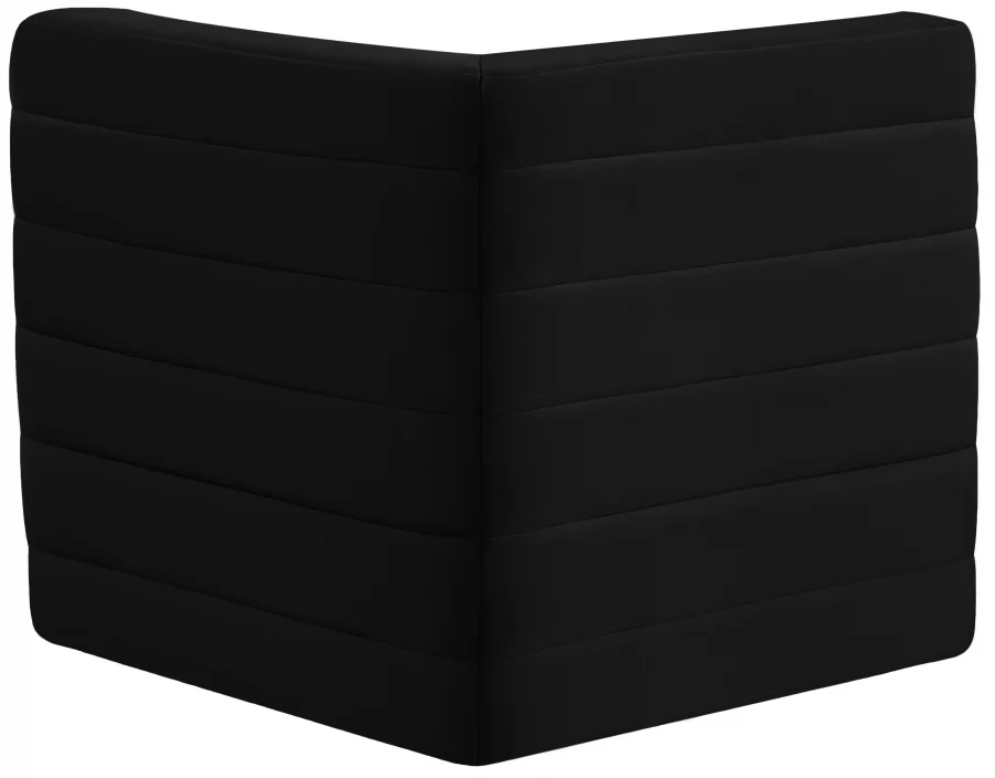 Quincy Velvet Upholstered Comfort Corner Modular Chair - Image 3