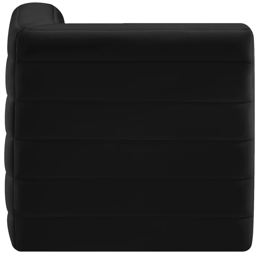 Quincy Velvet Upholstered Comfort Corner Modular Chair - Image 4