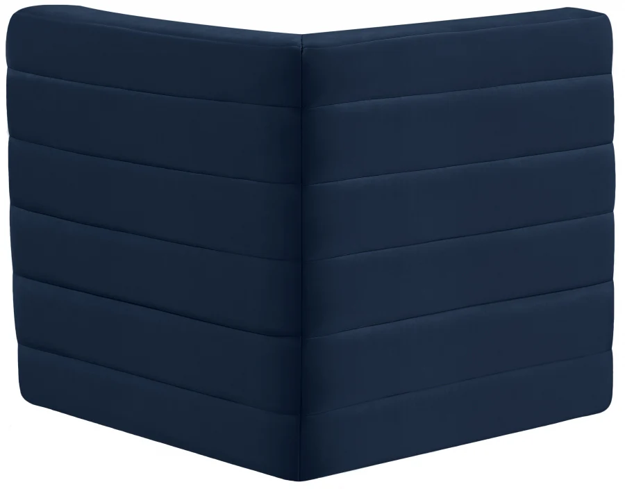 Quincy Velvet Upholstered Comfort Corner Modular Chair - Image 45