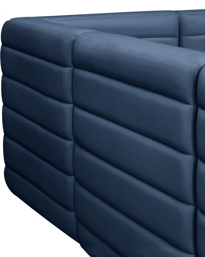 Quincy Velvet Upholstered Comfort Corner Modular Chair - Image 51