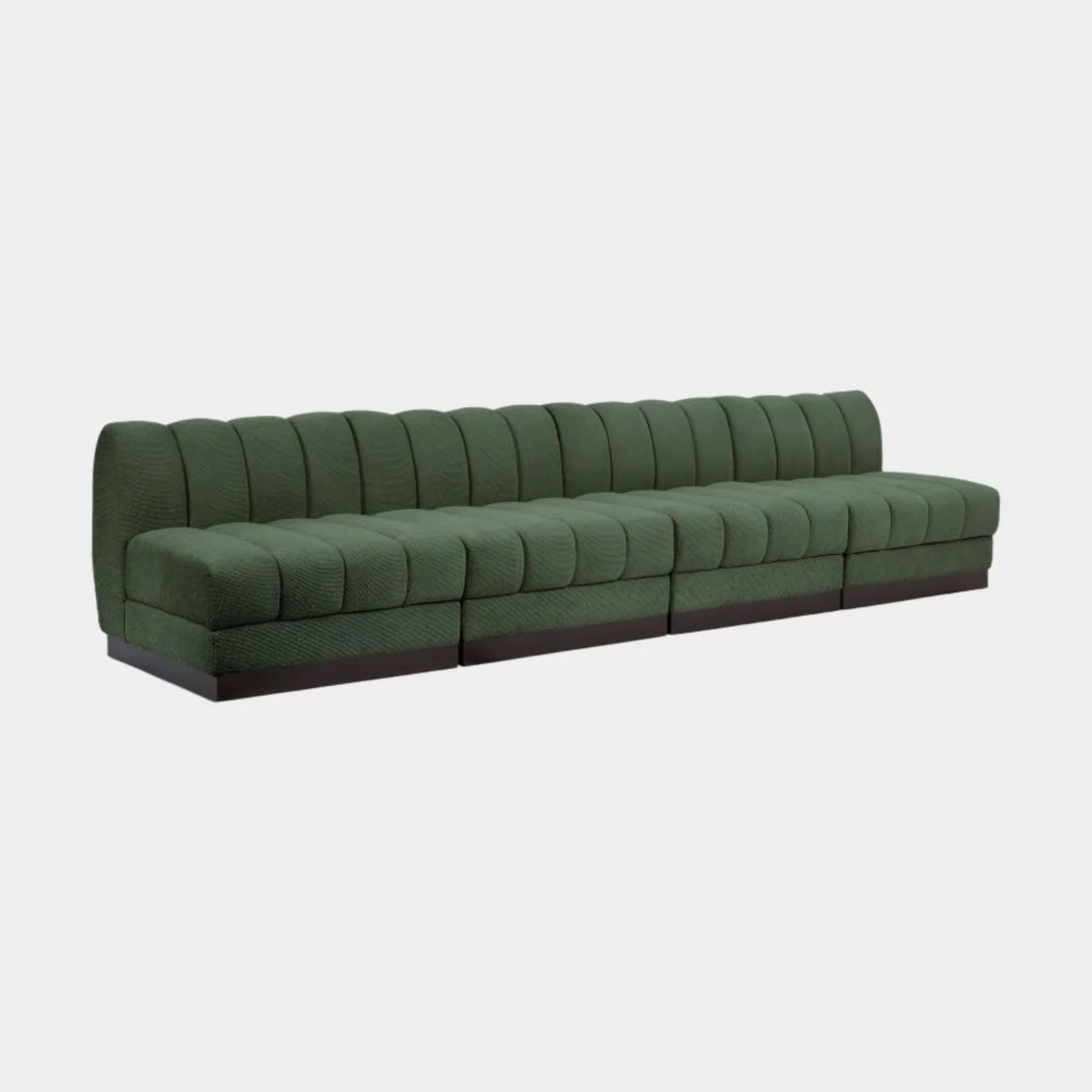Quinn Chenille Fabric Armless Sofa - Image 15