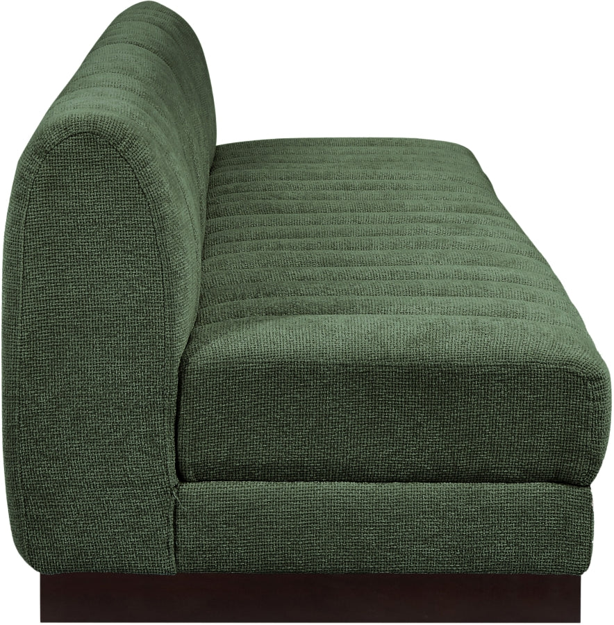 Quinn Chenille Fabric Armless Sofa - Image 19