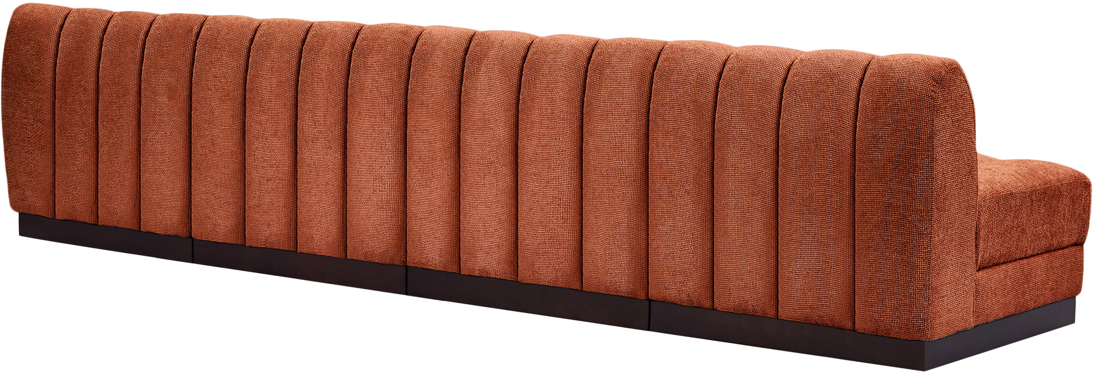 Quinn Chenille Fabric Armless Sofa - Image 24