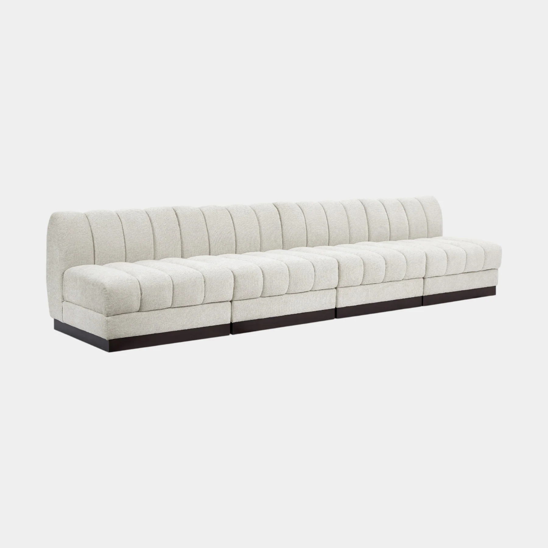 Quinn Chenille Fabric Armless Sofa - Image 8
