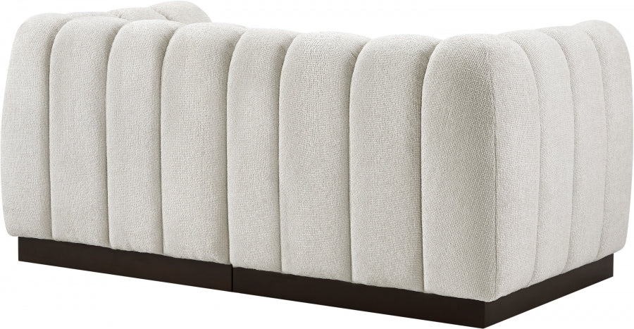 Quinn Chenille Fabric Two-Seater Sofa with Armrest - Image 10