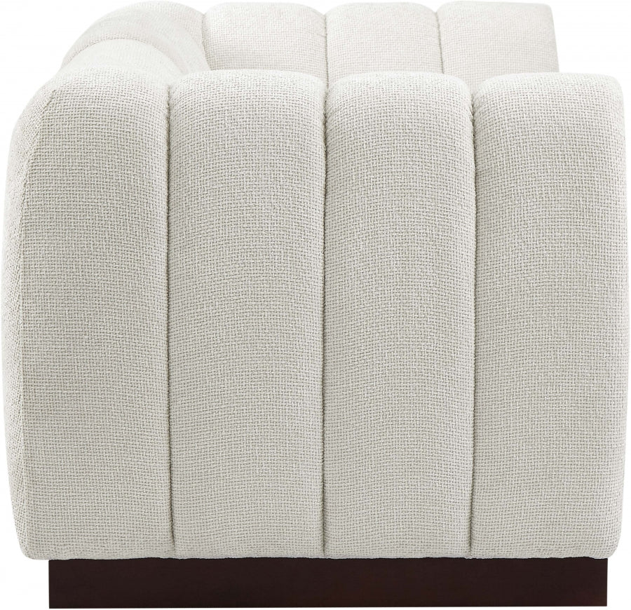 Quinn Chenille Fabric Two-Seater Sofa with Armrest - Image 11