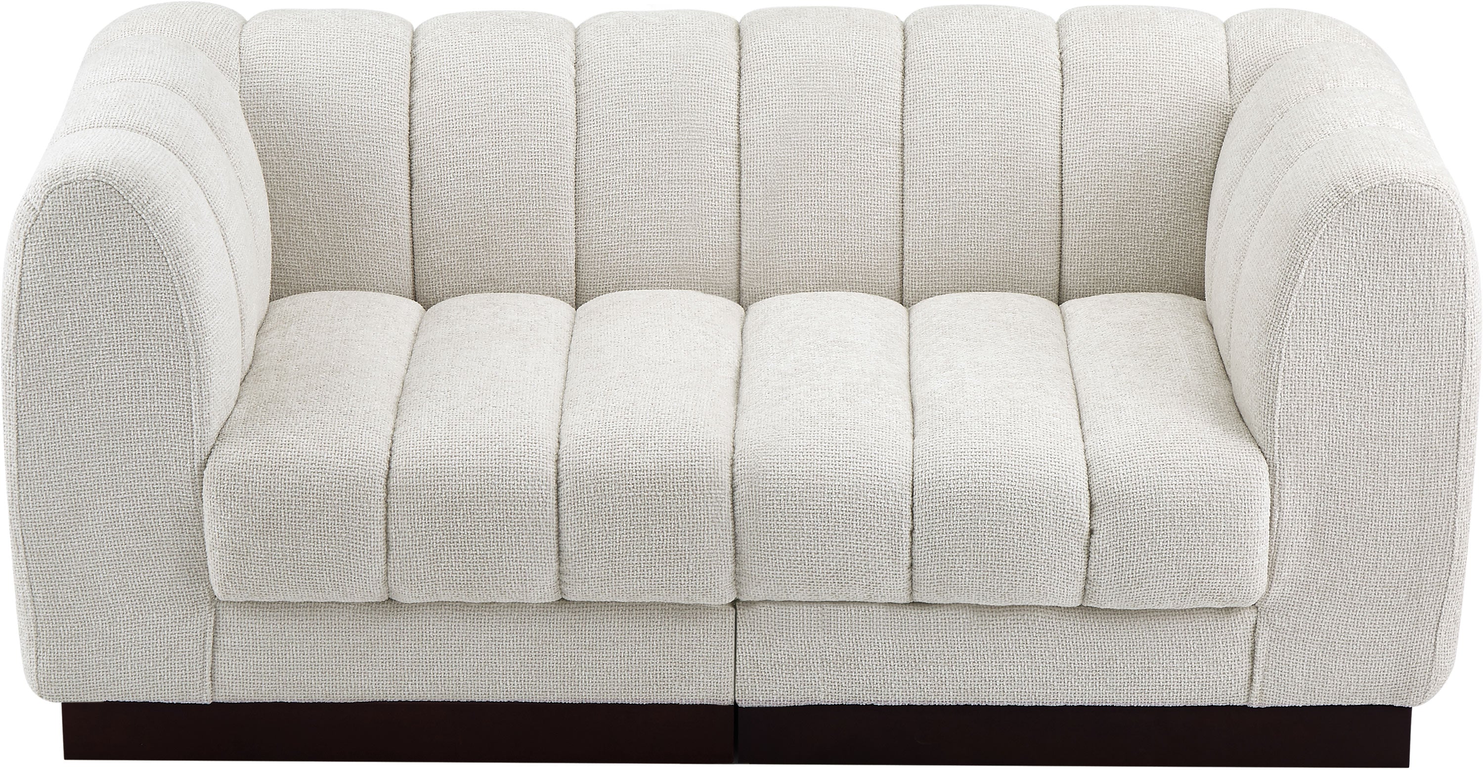 Quinn Chenille Fabric Two-Seater Sofa with Armrest - Image 12