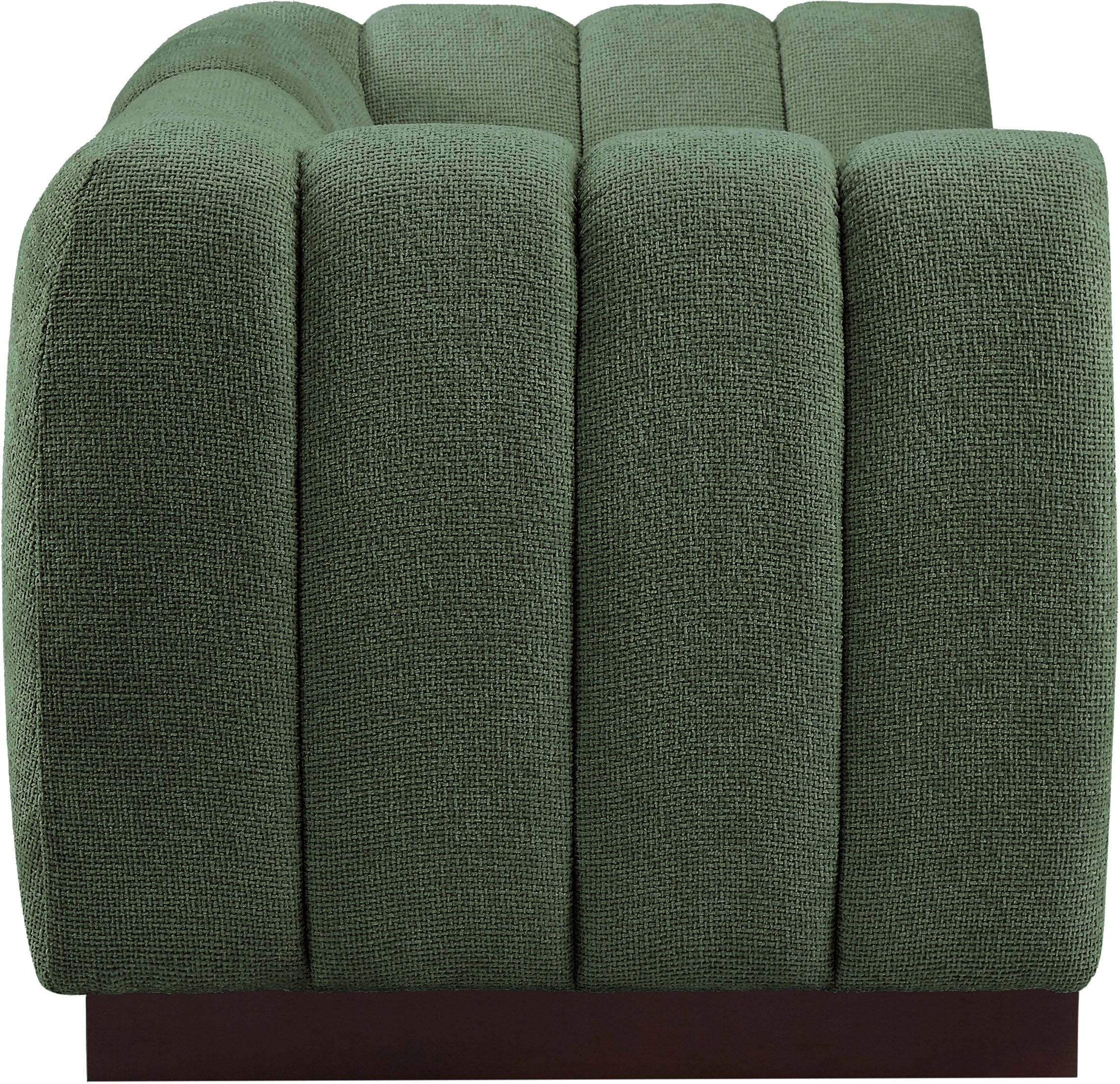 Quinn Chenille Fabric Two-Seater Sofa with Armrest - Image 19
