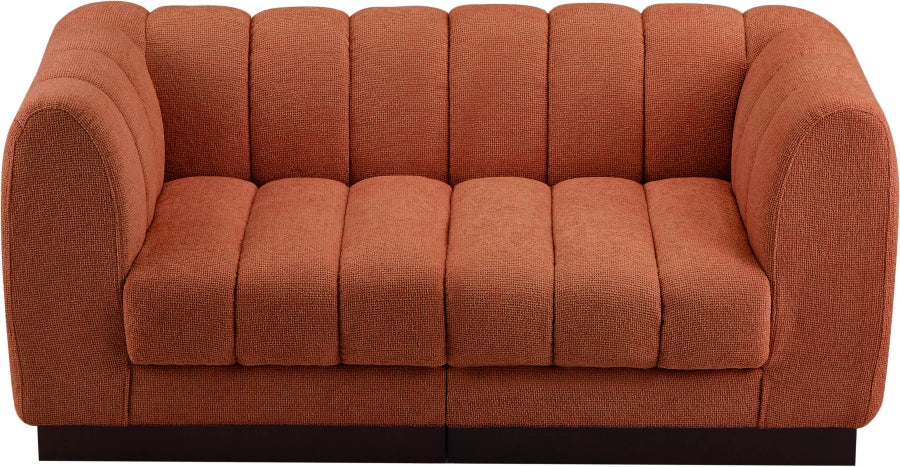 Quinn Chenille Fabric Two-Seater Sofa with Armrest - Image 24