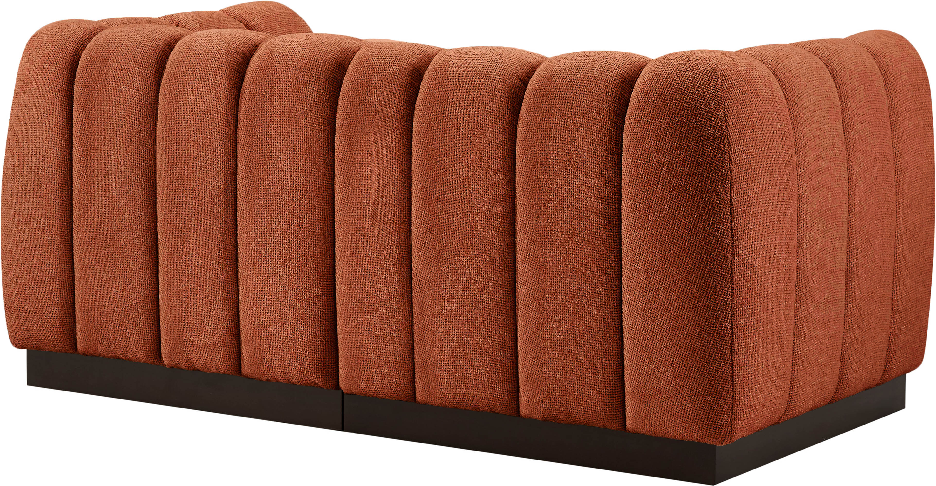 Quinn Chenille Fabric Two-Seater Sofa with Armrest - Image 25