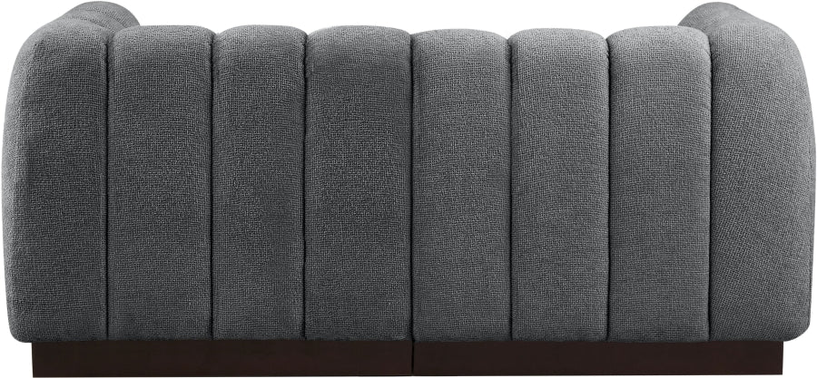 Quinn Chenille Fabric Two-Seater Sofa with Armrest - Image 3
