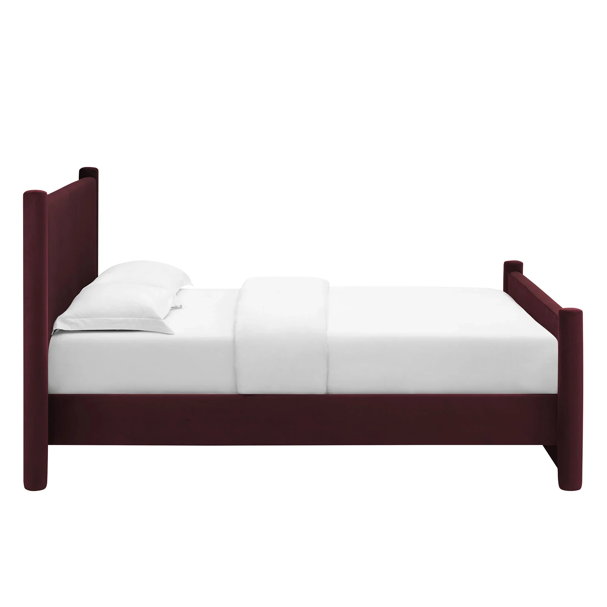 Rael Performance Velvet Platform Bed - Image 60
