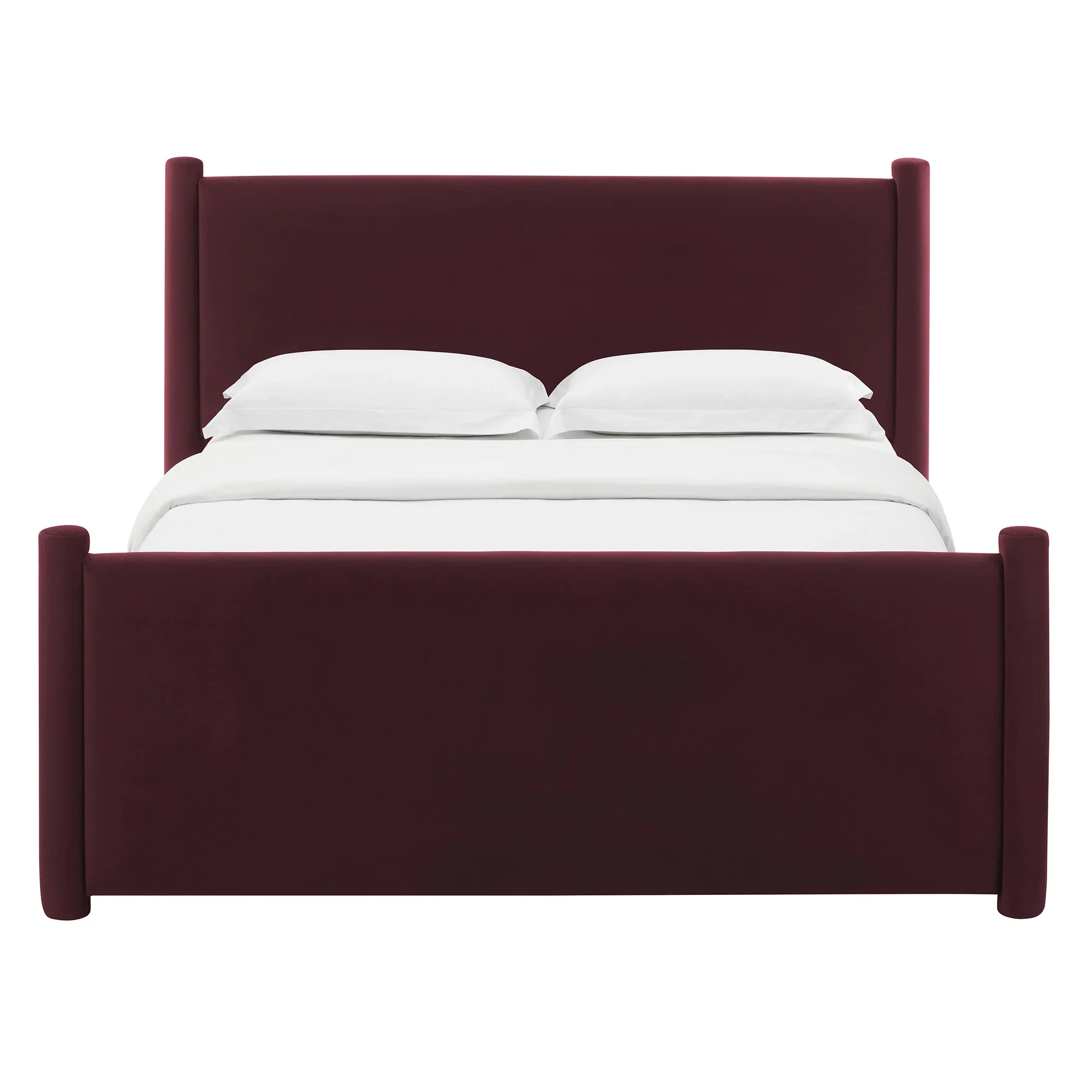Rael Performance Velvet Platform Bed - Image 61