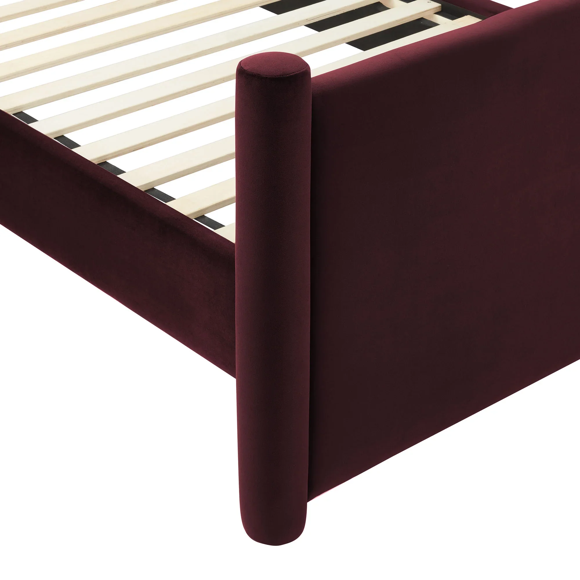 Rael Performance Velvet Platform Bed - Image 62