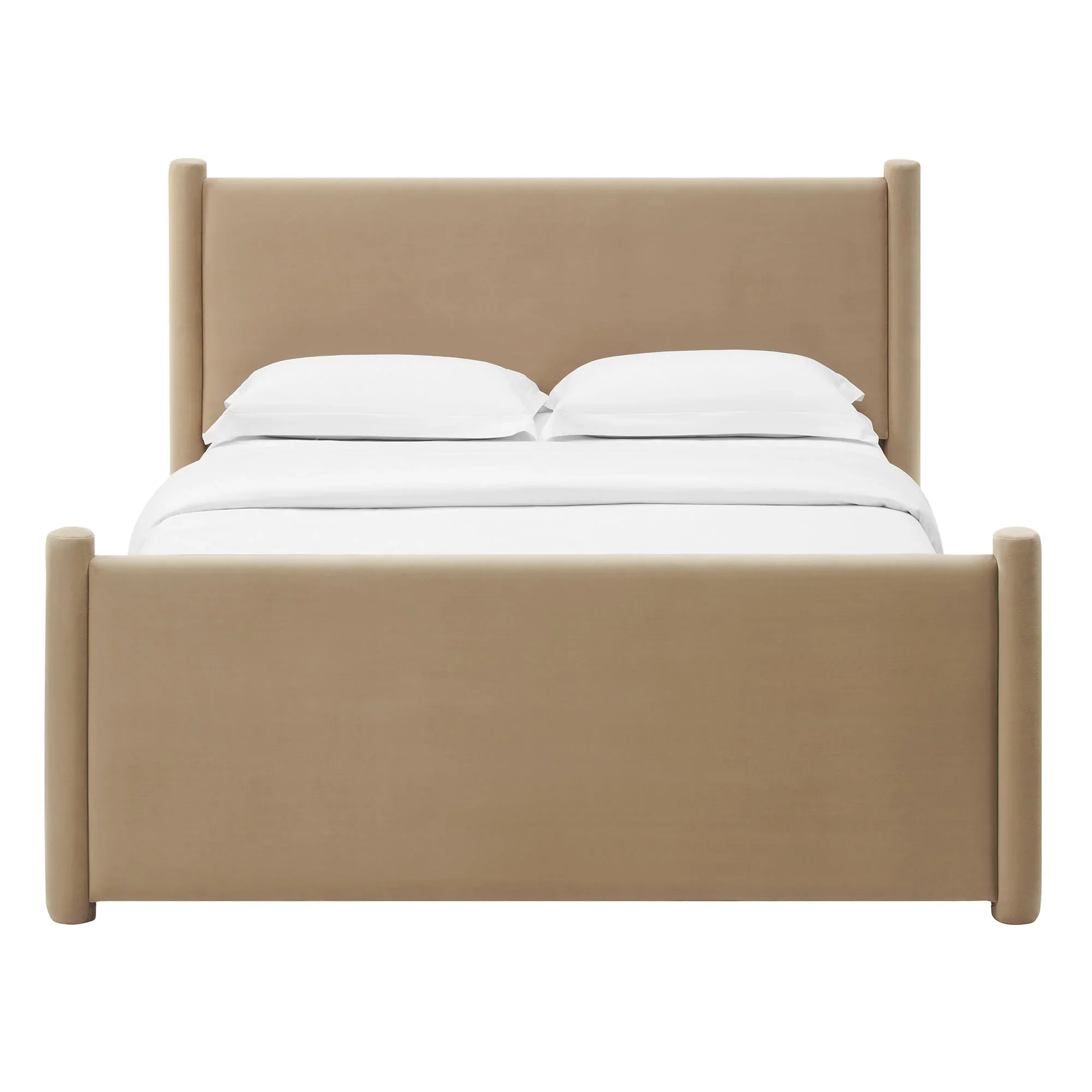 Rael Performance Velvet Platform Bed - Image 70