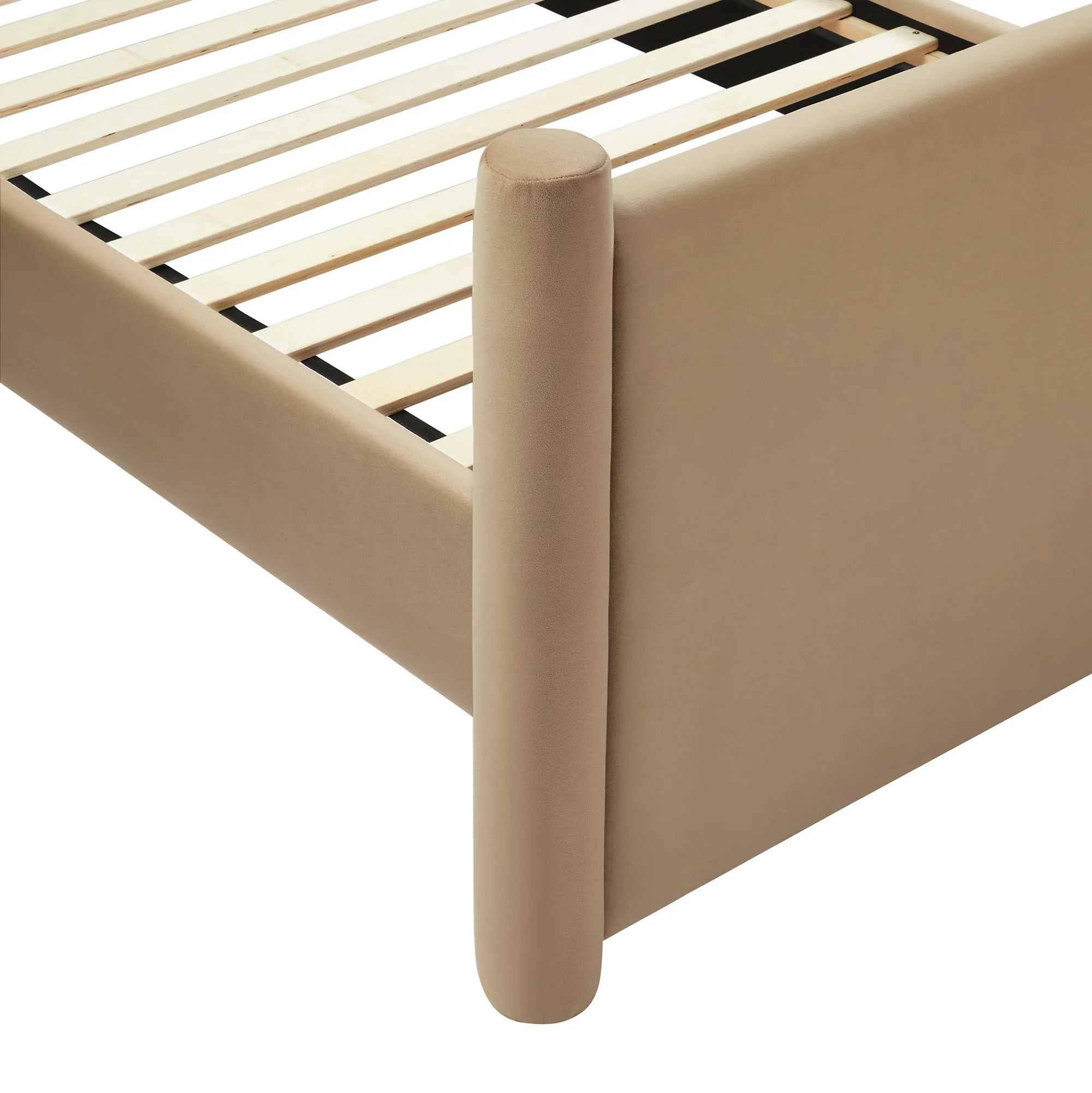 Rael Performance Velvet Platform Bed - Image 71