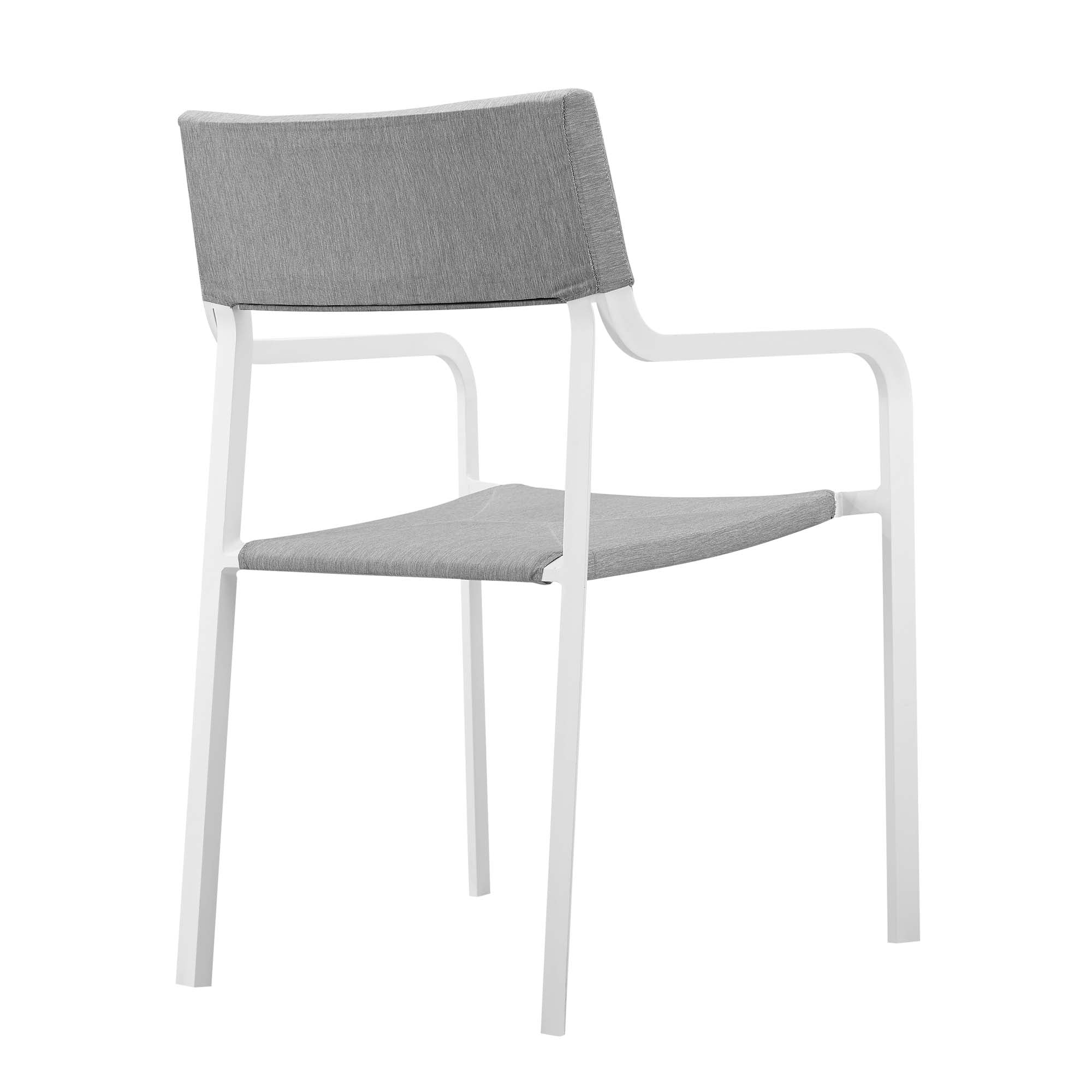 Raleigh Outdoor Patio Aluminum Armchair Set of 2 - Image 14