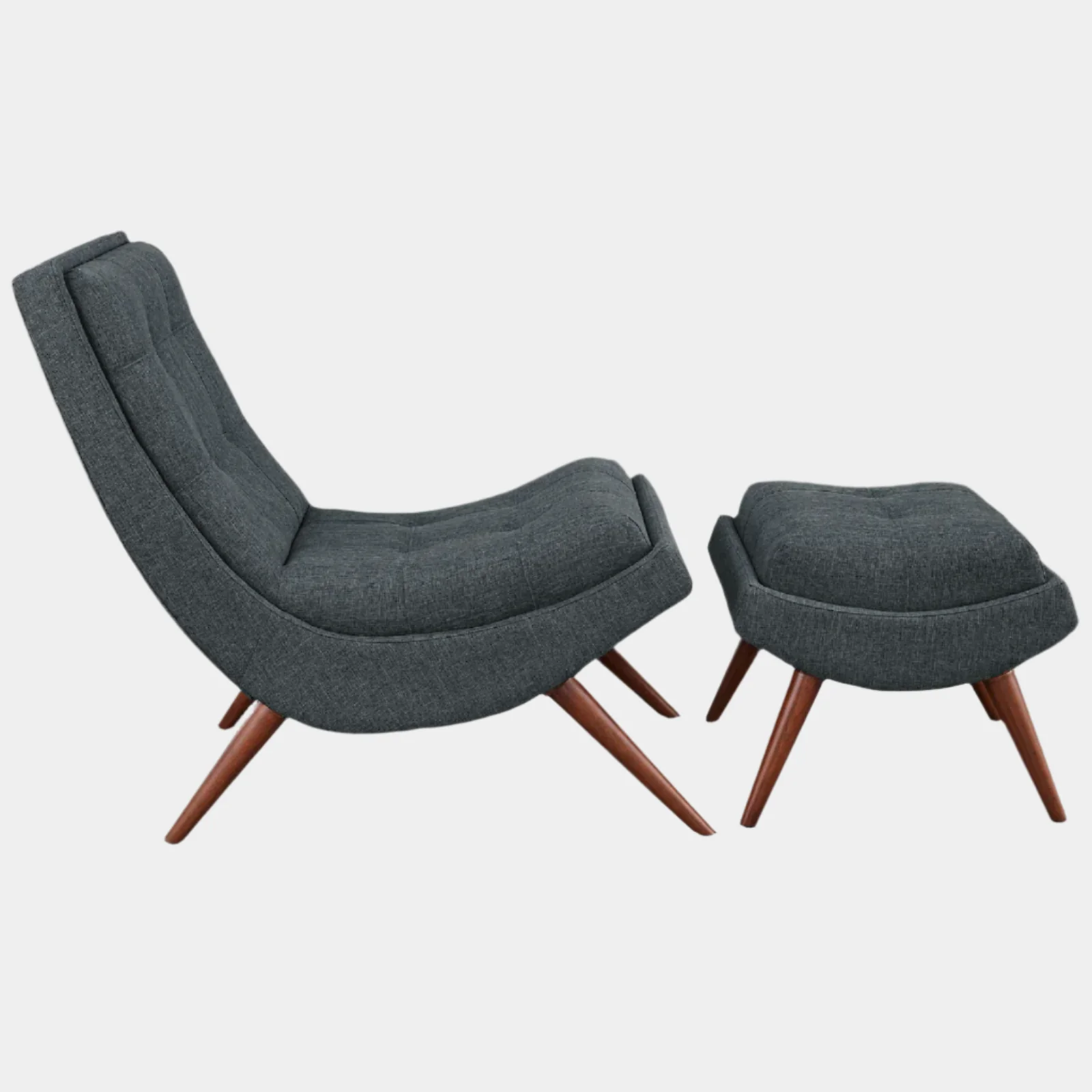 Ramp Upholstered Fabric Lounge Chair Set - Image 6