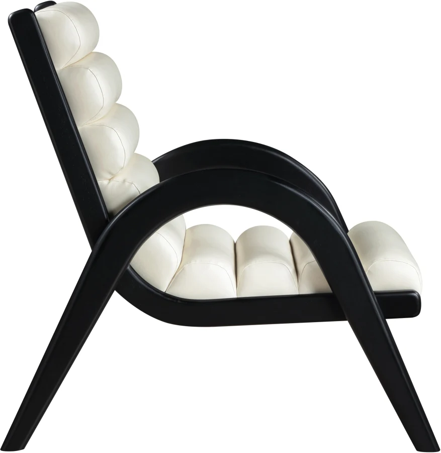 Randal Vegan Leather Upholstered Accent Chair - Image 13