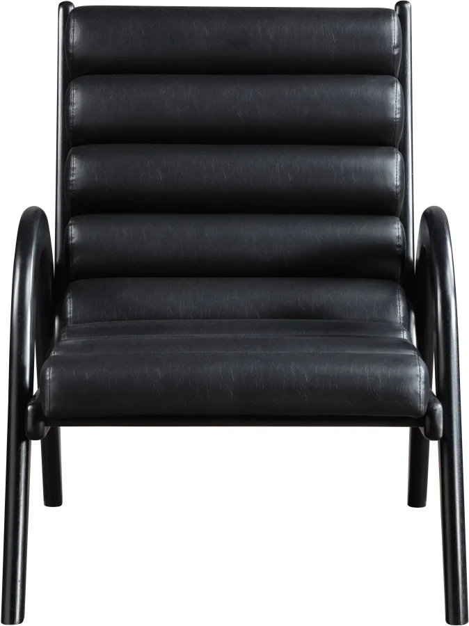 Randal Vegan Leather Upholstered Accent Chair - Image 3