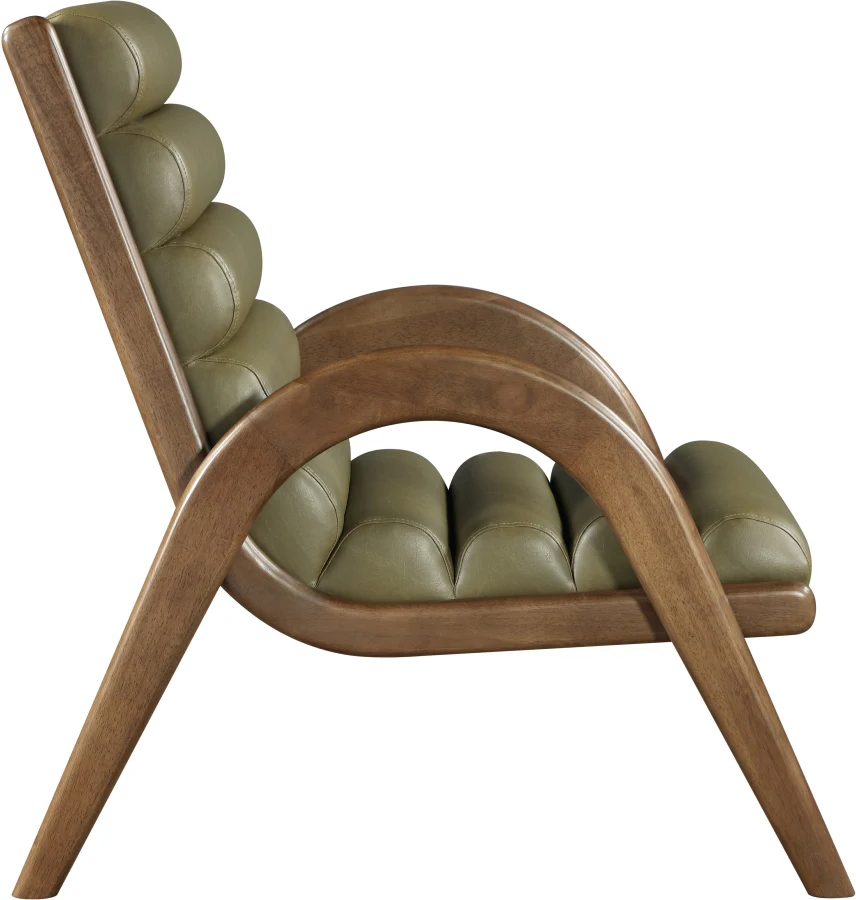 Randal Vegan Leather Upholstered Accent Chair - Image 14