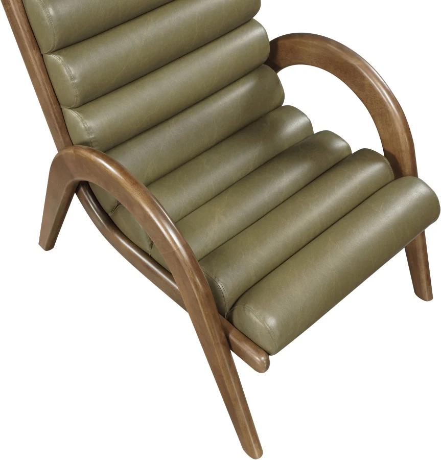 Randal Vegan Leather Upholstered Accent Chair - Image 17