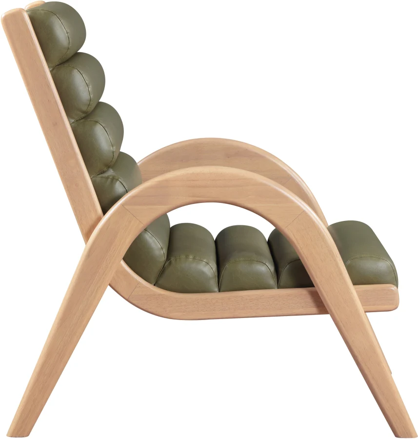 Randal Vegan Leather Upholstered Accent Chair - Image 22