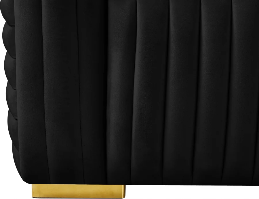 Ravish Velvet Upholstered Chair - Image 14