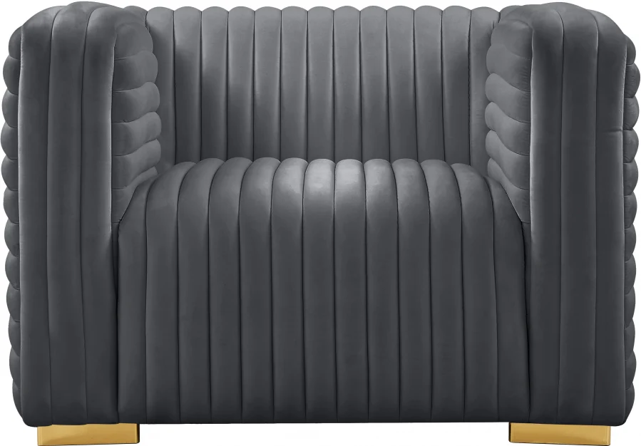 Ravish Velvet Upholstered Chair - Image 24