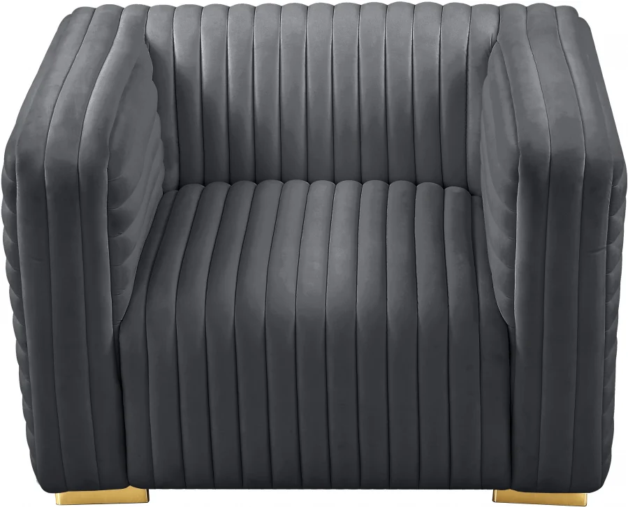 Ravish Velvet Upholstered Chair - Image 25