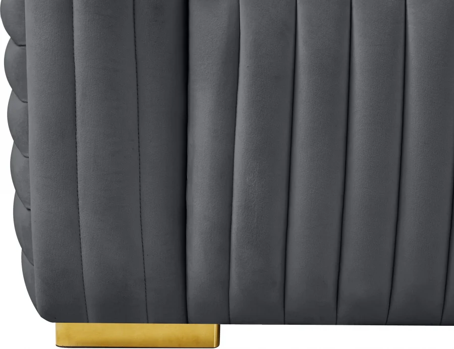 Ravish Velvet Upholstered Chair - Image 31