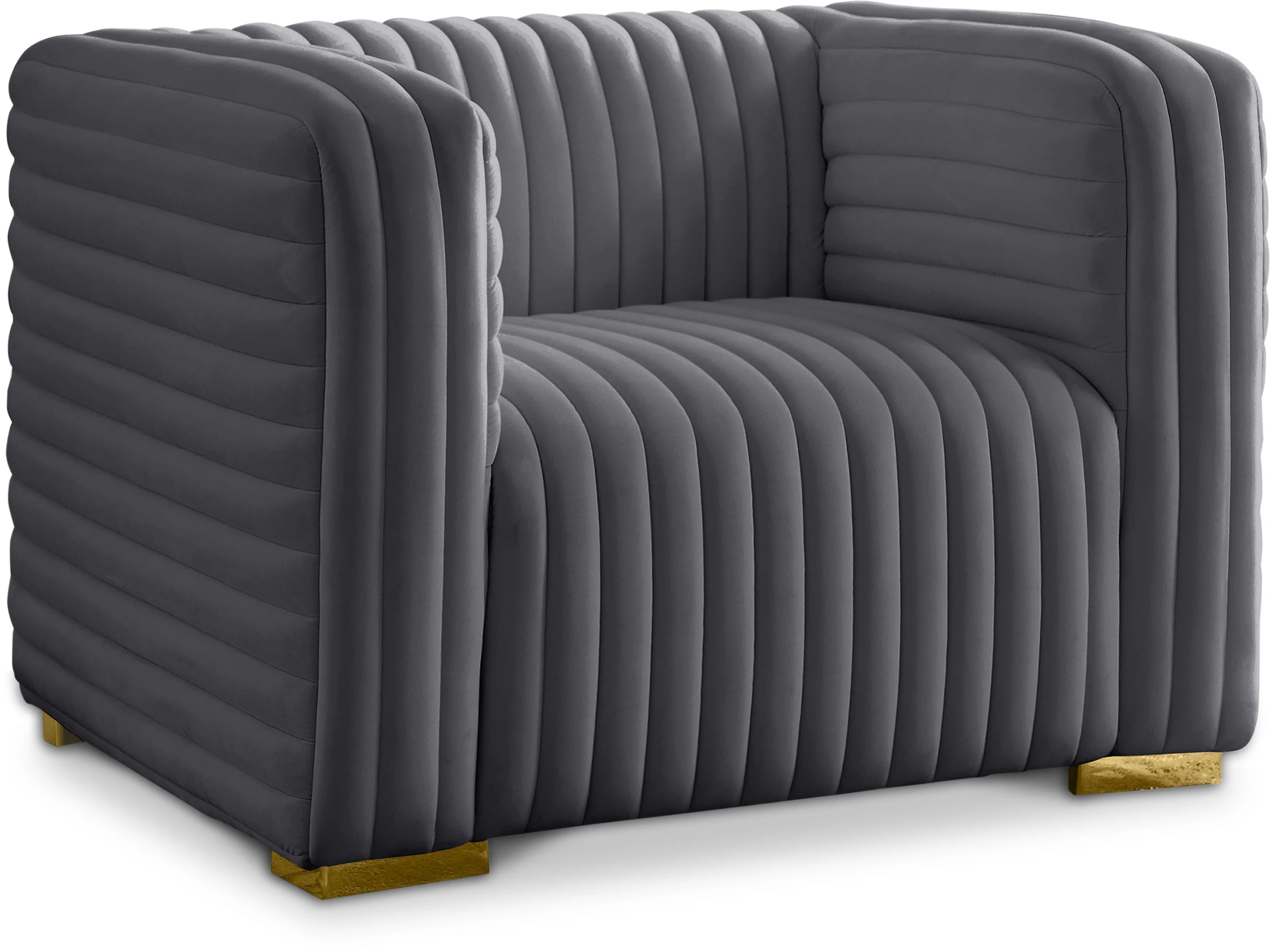 Ravish Velvet Upholstered Chair - Image 35