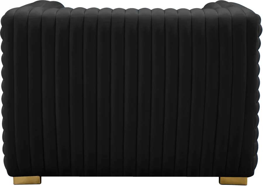 Ravish Velvet Upholstered Chair - Image 5