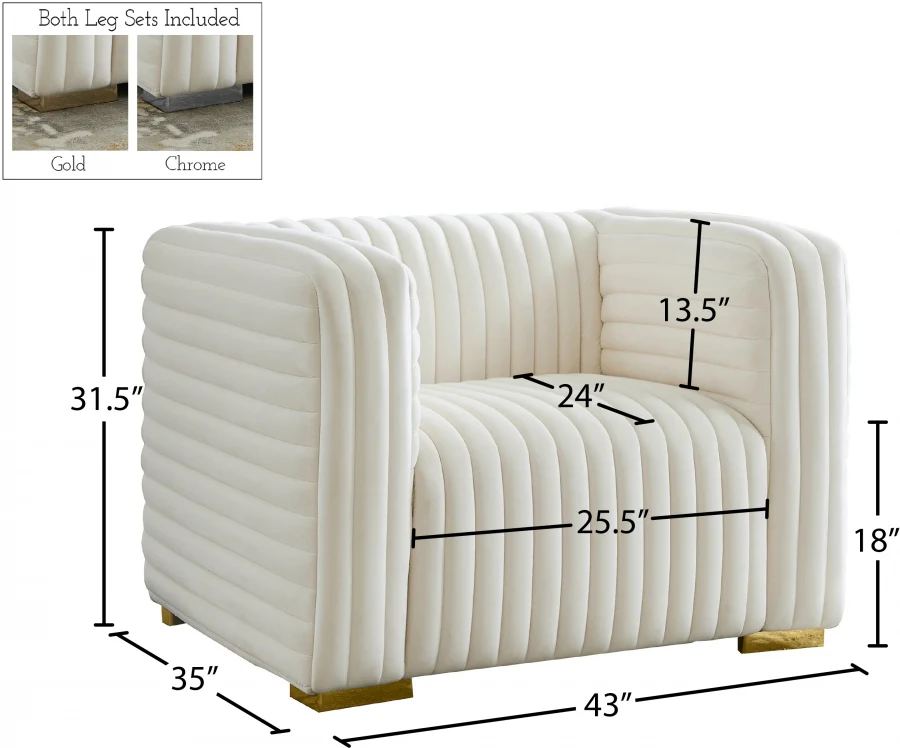 Ravish Velvet Upholstered Chair - Image 50