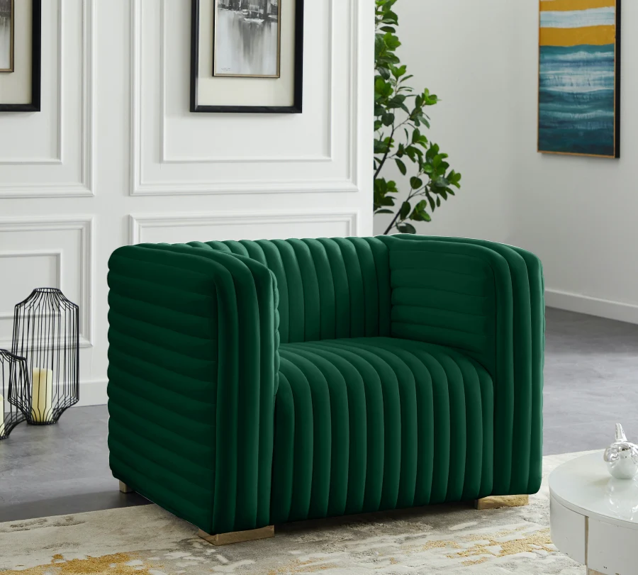 Ravish Velvet Upholstered Chair - Image 71
