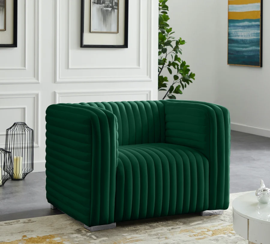 Ravish Velvet Upholstered Chair - Image 72