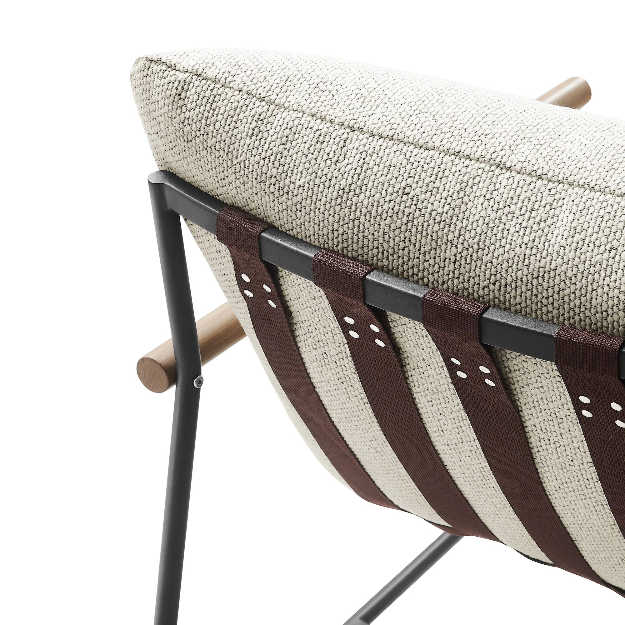 Raya Outdoor Patio Boucle Sling Lounge Chair - Image 16