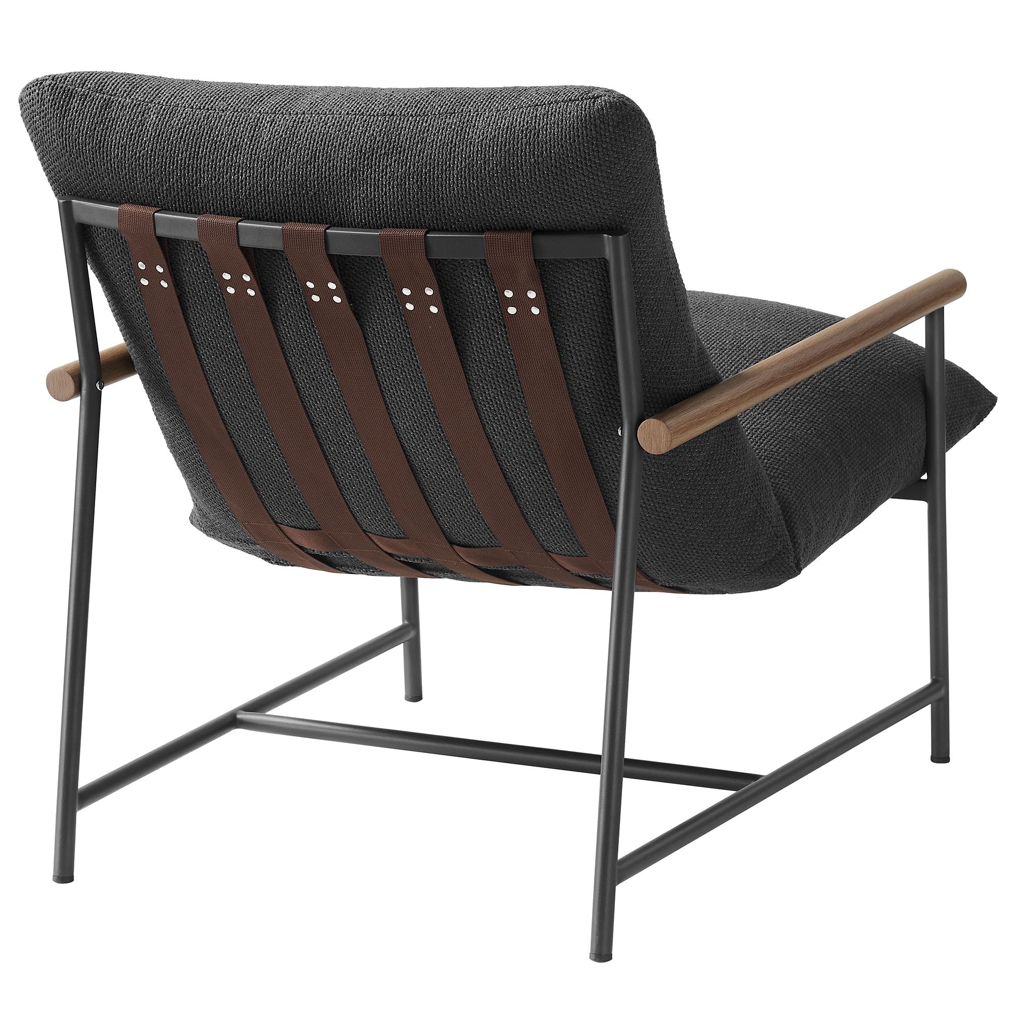 Raya Outdoor Patio Boucle Sling Lounge Chair - Image 5