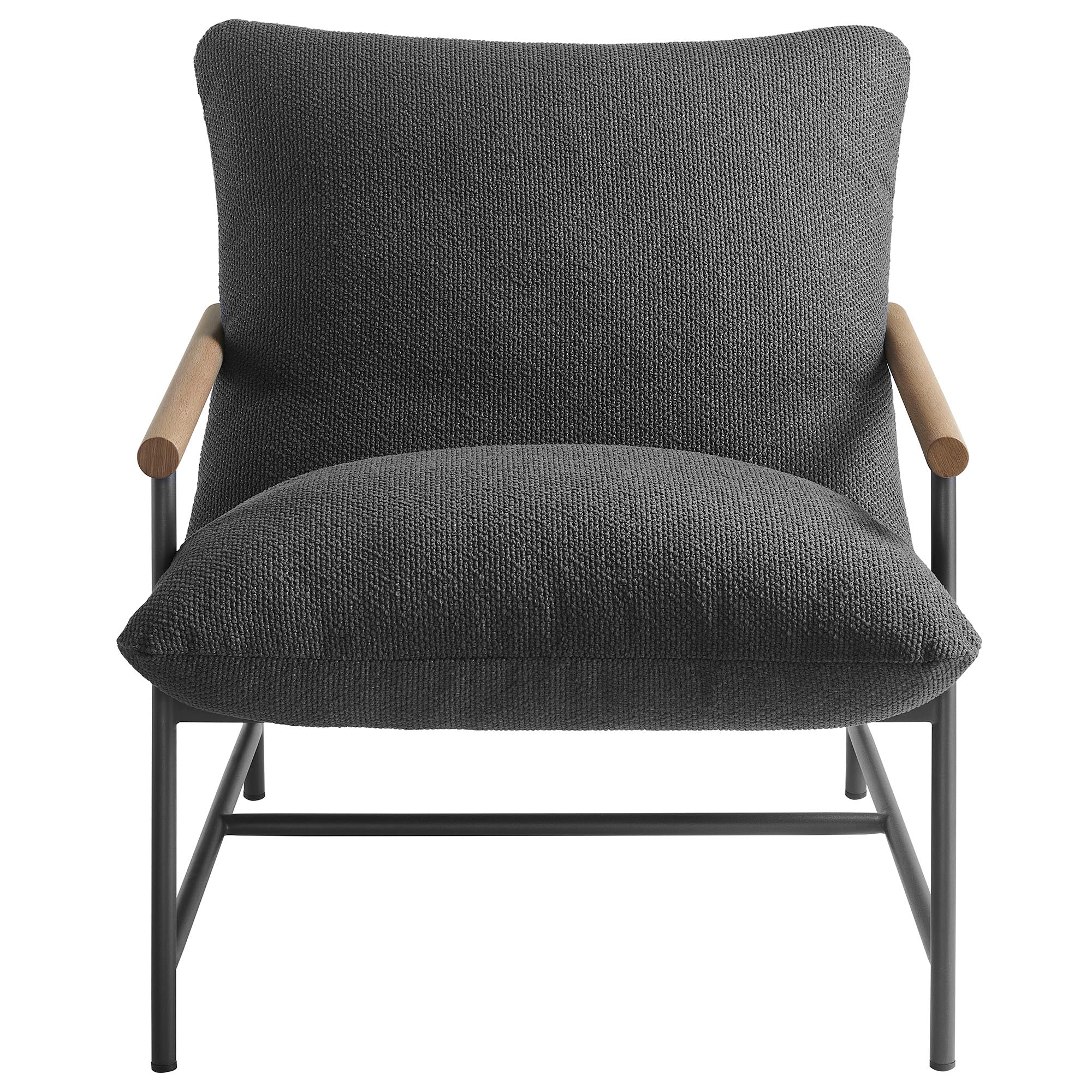 Raya Outdoor Patio Boucle Sling Lounge Chair - Image 6